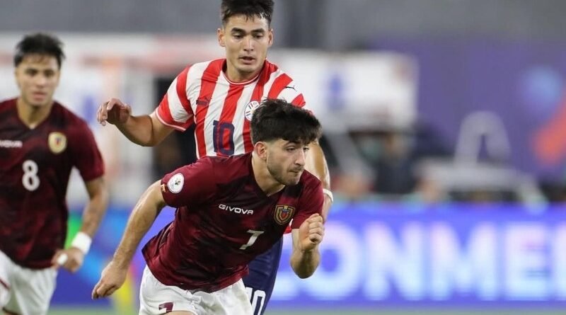 La Vinotinto Sub 23 cae ante Paraguay en el Preolímpico 2024