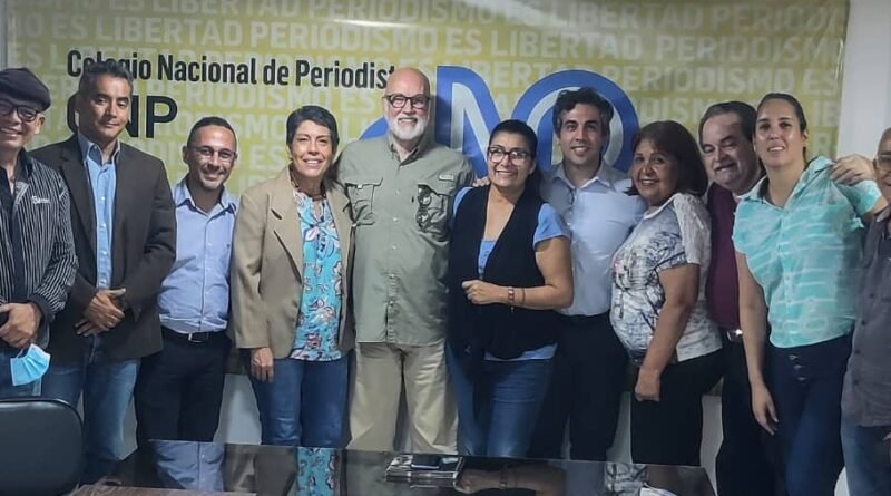 Colegio Nacional de Periodistas se reunió con directores de escuelas de comunicación social