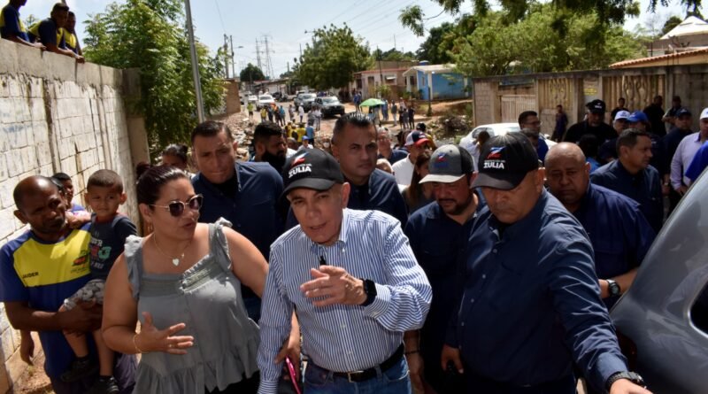 Rosales inició construcción del puente Brisas del Sur en "Manuel Dagnino"