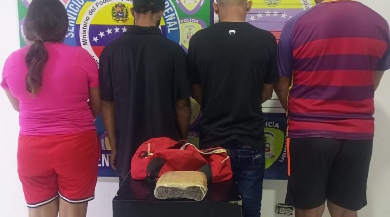 PoliLagunillas detuvo a cuatro personas durante intercambio de presunta droga