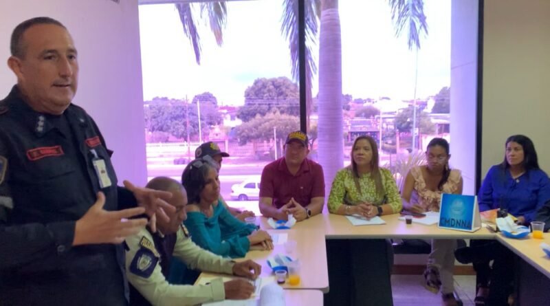 Cmdnna y cuerpos de seguridad se reúnen y definen protocolos para la protección de niños, niñas y adolescentes en Lagunillas