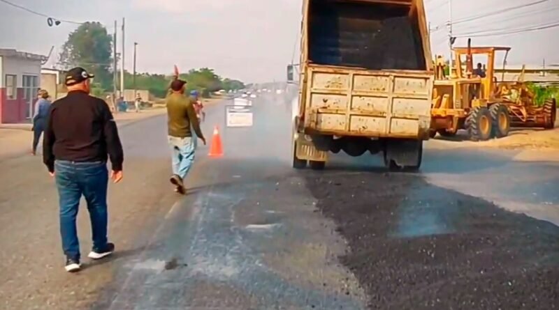 Alcaldía de Lagunillas culminó primera fase de la rehabilitación de la carretera "N"