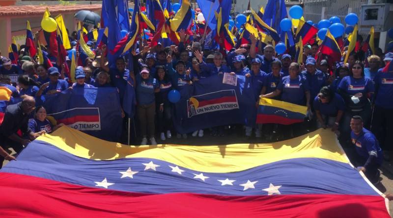 Lagunillas se vistió de azul con el liderazgo de UNT