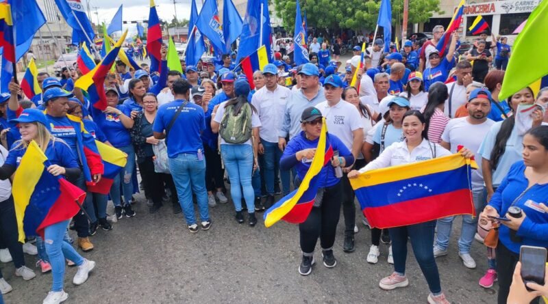 Partidos de la Unidad iniciaron campaña electoral en Lagunillas