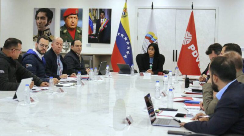 Ministra Delcy Rodríguez y PDVSA revisan políticas energéticas para fortalecer el sector petrolero