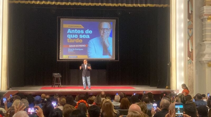 Eduardo Rodríguez Giolitti Brinda Conferencia «Antes de que sea Tarde» en Maracaibo