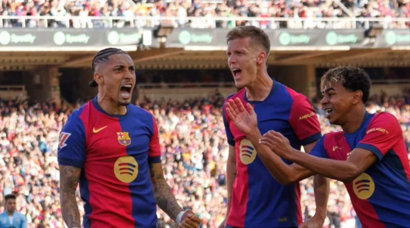 Barcelona entra en los libros de récords tras remontada ante el Celta