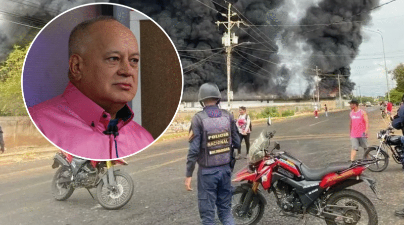 Cabello Afirma que Incendio en Camaronera Antártica Fue Provocado para "Borrar Huellas" de Delitos