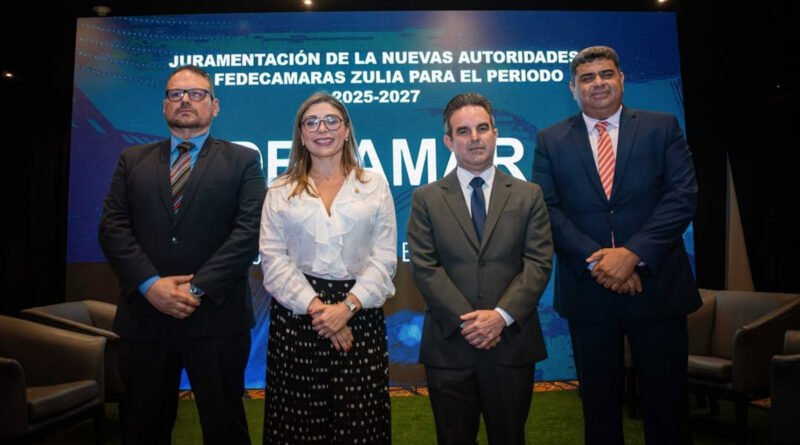Fedecámaras Zulia juramenta a Paúl Márquez como nuevo presidente 2025-2027