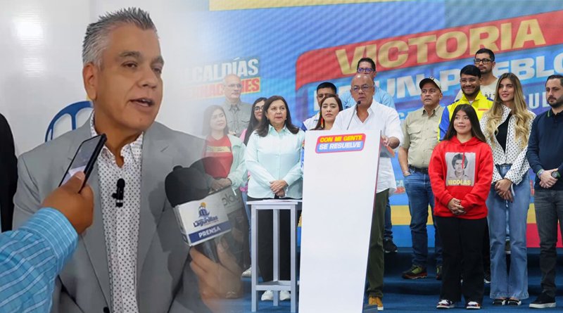 Jorge Rodríguez, jefe del Comando Ven25+, reconoce triunfo de José Mosquera en Lagunillas