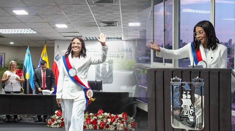 Jessy Gascón asume presidencia del Concejo Municipal de Maracaibo