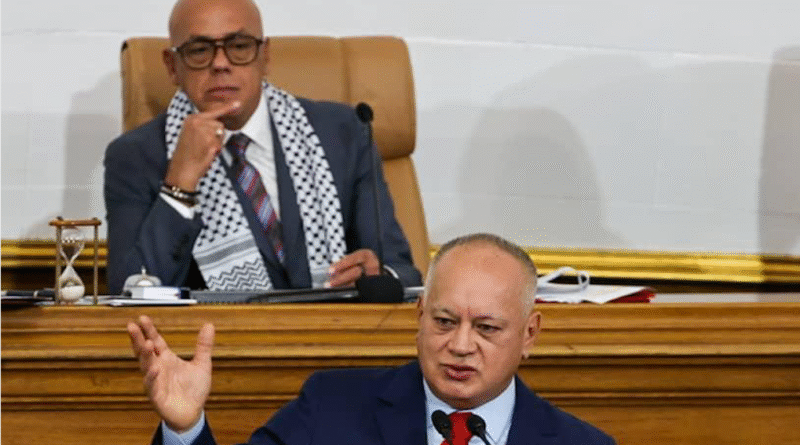 Cabello y Rodríguez rechazan acusaciones de narcotráfico y señalan a la DEA ante la Asamblea Nacional