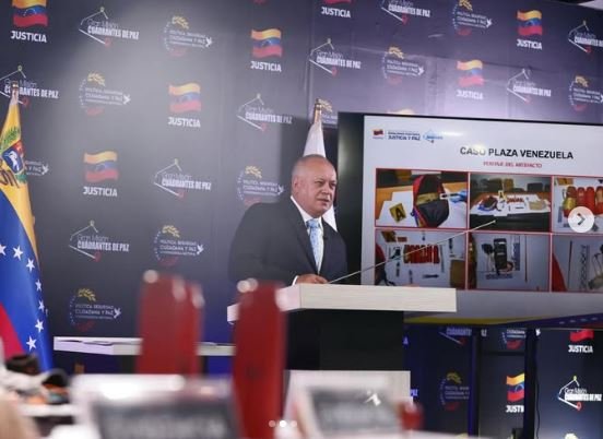 Diosdado Cabello confirma detenciones por presuntos planes terroristas en Venezuela