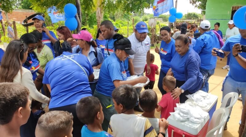 UNT Lagunillas llevó el programa social “Mamá Arepa” al sector Nueva Era y benefició a 185 personas