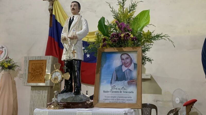 Ciudad Ojeda vivió una emotiva vigilia por la canonización de San José Gregorio Hernández y Santa Carmen Rendiles