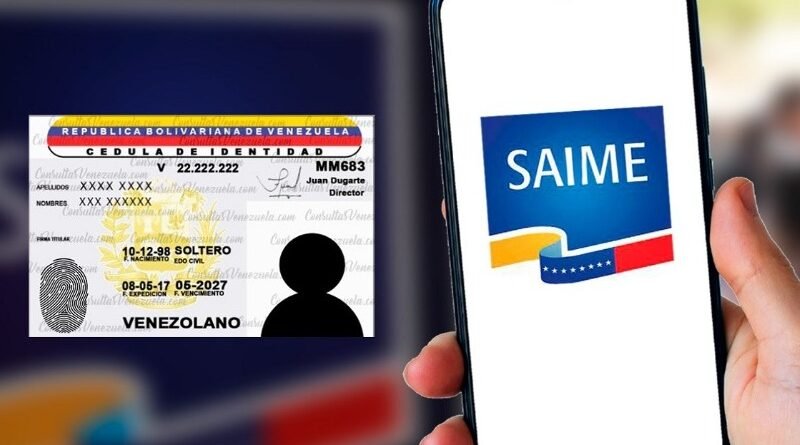 Saime extiende jornada especial de cedulación y verificación de datos hasta el 21 de noviembre