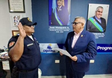 Alcalde José Mosquera juramenta nuevo inspector de ICAP en Polilagunillas