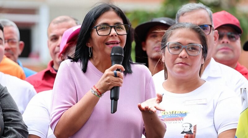 Delcy Rodríguez plantea bases para relaciones con EE.UU.: “Deben sustentarse en la verdad de Venezuela”