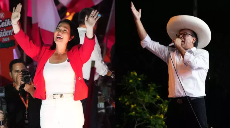 Keiko Fujimori y Roberto Sánchez llegan al balotaje en empate técnico