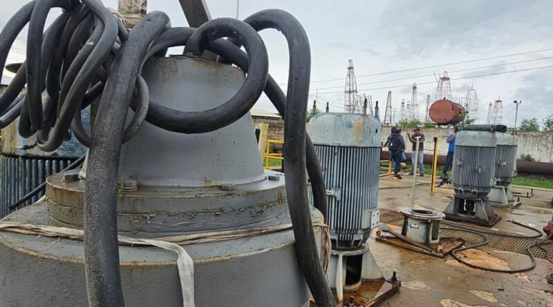 Instalan bomba de 100 HP para saneamiento en Ciudad Ojeda