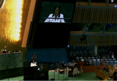 Delcy Rodríguez promete elecciones en la ONU y agradece a Donald Trump